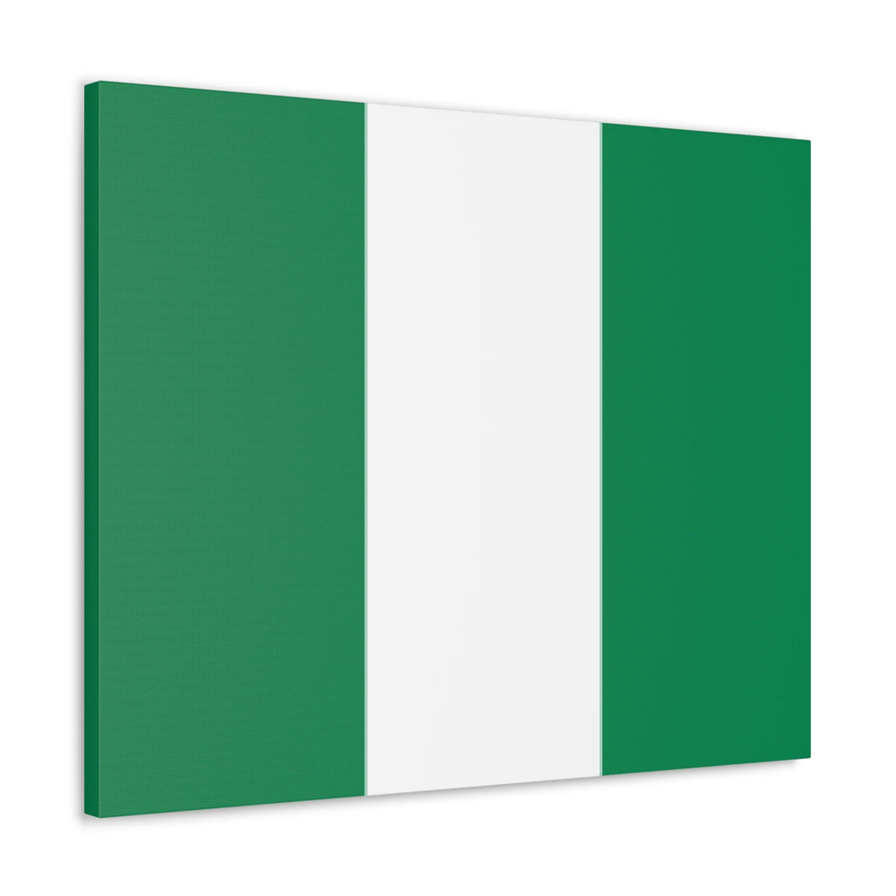 Nigeria Country Flag Canvas Vibrant Wall Art Unframed Home Decor